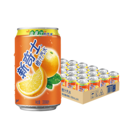 屈臣氏 watsons 新奇士橙味 330ml/罐 24罐/箱