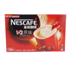 雀巢 Nestle 1+2速溶咖啡 15g/条 48条/盒
