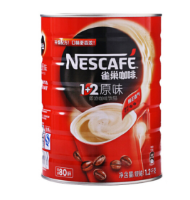 雀巢 Nestle 原味1+2速溶咖啡 1200g/罐