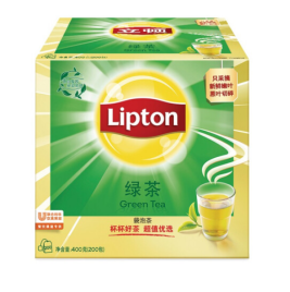 立顿 Lipton 绿茶 2g/包 100包/盒 12盒/箱
