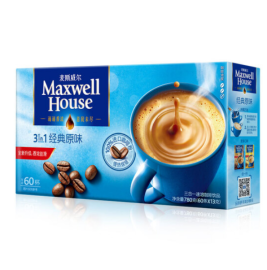 麦斯威尔 原味速溶咖啡 780g/盒（16g*60条）