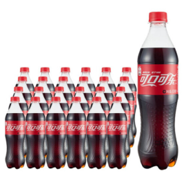 可口可乐 Coca'Cola 碳酸饮料 600ml/瓶 24瓶/箱