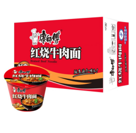 康师傅  红烧牛肉/方便面 12桶/箱