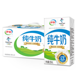 伊利 纯牛奶 250ml/盒 24盒/箱