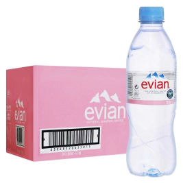 依云 evian evian 天然矿泉水 依云水 500ml/瓶 24瓶/箱