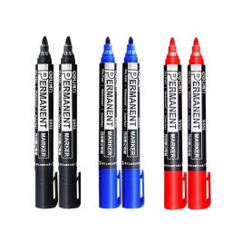 得力（deli） 记号笔 油性笔 可加墨  S552 10支/盒