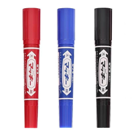 斑马牌 ZEBRA 大双头记号笔 油性笔 MO-150  10支/盒