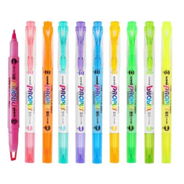 三菱 uni 荧光笔 PUS-102T（五色：粉红 黄色 蓝色 橙色 绿色）