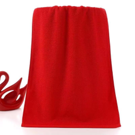 国产  纤维毛巾 抹布 长方形 30*70cm （红色）