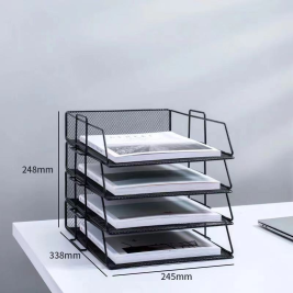 思域 四层网状文件盘  S4002 竖式