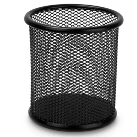 云峰  金属网纹笔筒 9089 圆形