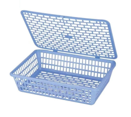 得力 deli 塑料文件篮/公文篮 924（带盖）