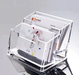 科技 双层名片座/名片架 K-053