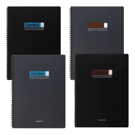 渡边 Gambol PP胶面双螺旋装订笔记本 A5/B5/A4