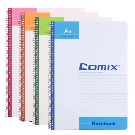 齐心 Comix 螺旋装订笔记本 A5/B5（颜色随机）