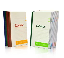 齐心 Comix 横翻笔记本 软抄本 日记本 笔记本 A5/B5/A4 (颜色随机)