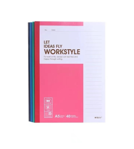 晨光 M＆G 横翻笔记本 软抄本 日记本 APYJQ411 A5 40页 10本/包 (颜色随机)
