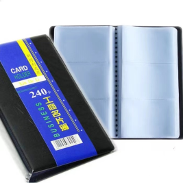 红杰  硬皮名片夹 名片册 卡片收纳薄