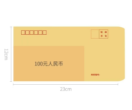 广西 牛皮纸信封 6号 226*120mm 100个/包