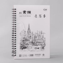 伟盛  速写本/绘图本/素描本 侧翻 A5