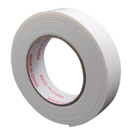 劲威 海绵双面胶泡棉双面胶 18mm*9y