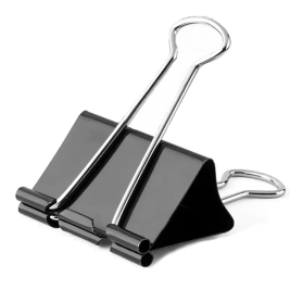 得力 deli 黑色长尾夹/燕尾夹9543 32mm  12个/盒