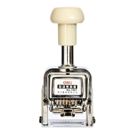 得力 deli 号码机 7507 7位 自动号码机/打码机