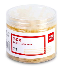 得力 deli 橡皮筋 3212 50g/筒