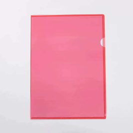 红杰 二页文件套/透明文件夹A4 E310 30个/包（红色）