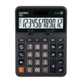 卡西欧 CASIO 12位数字显示办公计算器 DX-12B 中号
