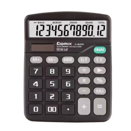 齐心 Comix 12位经典桌面办公计算器 C-837H