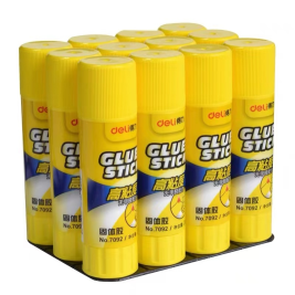 得力 deli 高粘度固体胶水/胶棒 7092 20g 12支/盒