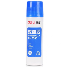 得力 deli 液体胶水 7303 125ml/支 12支/盒