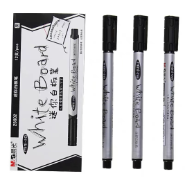 晨光 M＆G 迷你白板笔 AWM25602 1.0mm (黑色) 12支/盒
