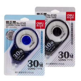 得力 deli 30m加长耐用修正带/改正带/涂改带 8145