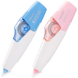 得力 deli 修正带 71461 5mm*6m（颜色随机）