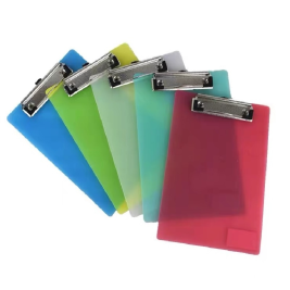 红杰 透明板夹记事夹字板垫板文件夹 A5 H903（颜色随机）