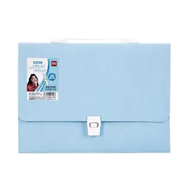 得力 deli 风琴包 A4 13格 72566（天蓝色）