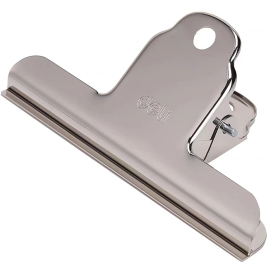 得力 deli 票据夹钢夹山形夹 9531 145mm 4只装