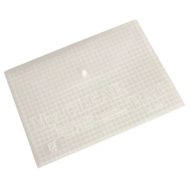 红杰 透明纽扣文件袋A4 18C 209A（白色）20个/包