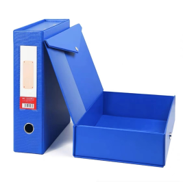 红杰 PVC磁扣式档案盒 H8089 A4 88MM