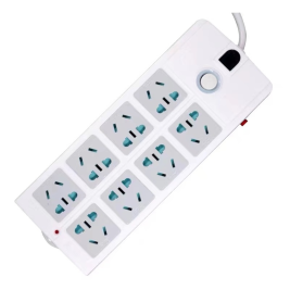 子弹头 电源插座 排插 5米8位总控 TS-025C