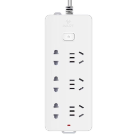 公牛 BULL 公牛插座排插 插线板电插板拖线板 GN-402 总控6位 1.8米