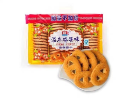 溢东 鸡蛋味曲奇饼干 430g/包
