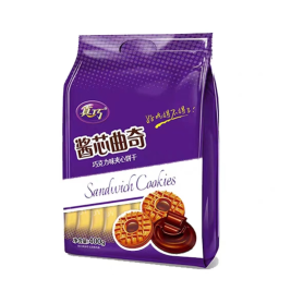 真巧 酱芯曲奇巧克力味 400g/包