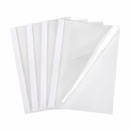 万维 高透明热熔封套/热熔封面 A4 1mm背宽（装订10页）