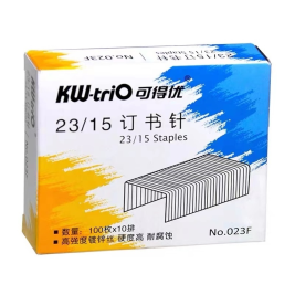 可得优 KW-triO 厚层订书钉/订书钉 023F 23/15 1000枚/盒