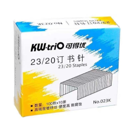 可得优 KW-triO 厚层订书钉/订书钉 023K 23/20 1000枚/盒