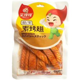 笑辣辣 素烤鸡翅辣条 100g