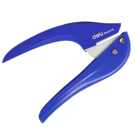 得力 deli 手握式单孔打孔机 打孔器 0115 10张（蓝色、黑色）颜色随机